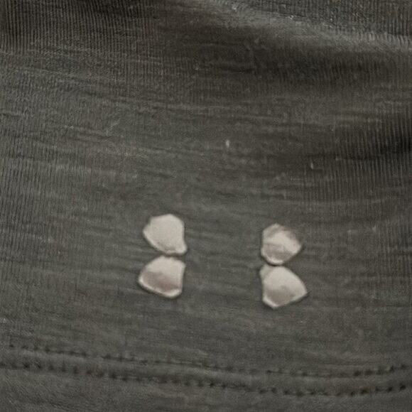 Under Armour Top Womens Medium Black Long Pull Over Long Sleeve Running Stretch - Picture 8 of 9